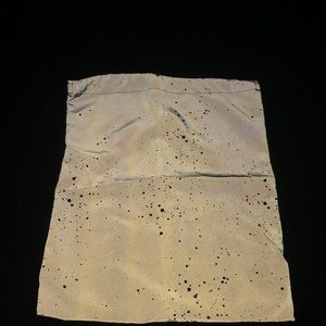 Holographic drawstring book bag